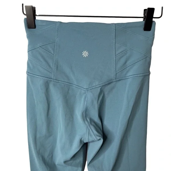 Athleta Elation Pirouette 7/8 Tight Leggings Size XS Rivera Blue Athletic - Picture 7 of 11
